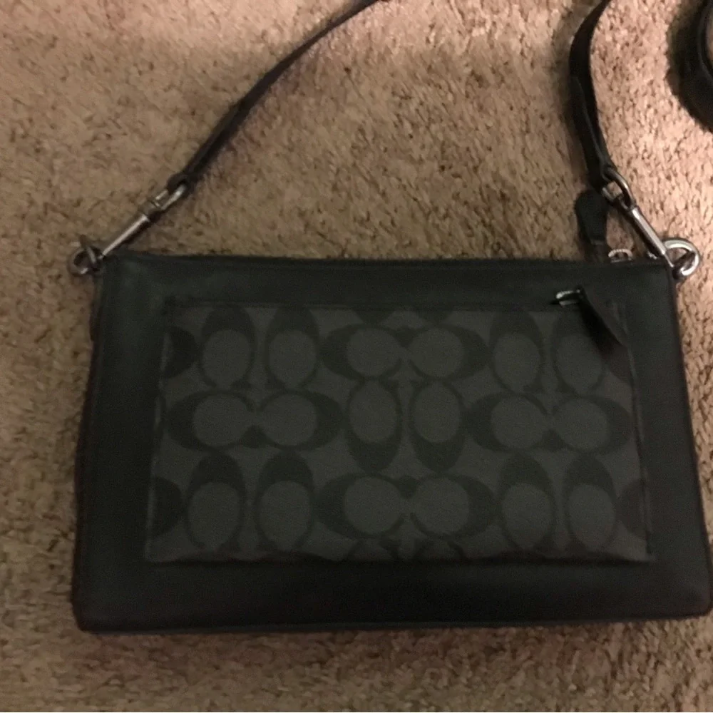 Coach signature coated